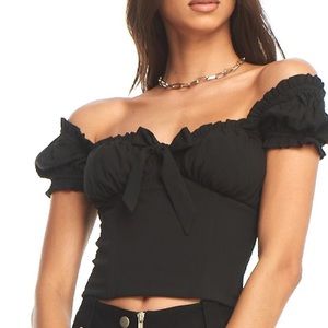 I.AM.GIA. Naomi top size small black